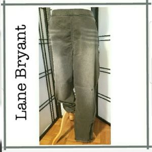 {Lane Bryant} Destructed Mid Rise Skinny Jean